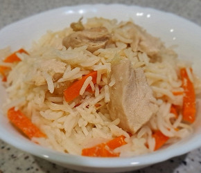 Фотография рецепта Куриная грудка с рисом басмати в духовке