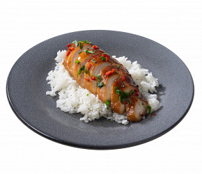 Фотография рецепта Куриные грудки, маринованные в соевом соусе с чесноком и имбирем