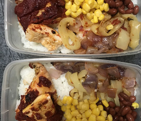 Фотография рецепта Запеченная курица с рисом