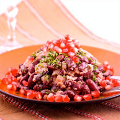 Фотография рецепта Фасоль с гранатом и орехами автор Anna A