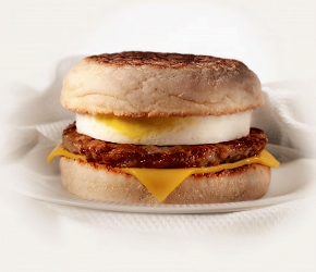 Фотография рецепта Завтрак из McDonald’s. Макмаффин с яйцом и свиной котлетой