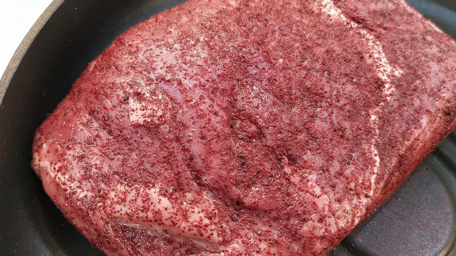 Фото шага рецепта Стейк Black Angus на сковороде 174164 шаг 6