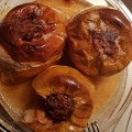 Фотография рецепта Печеные яблоки с курагой и финиками автор Ольга Худина