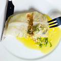 Фотография рецепта Голубцы с перловкой и морскими гадами автор Алексей Зимин