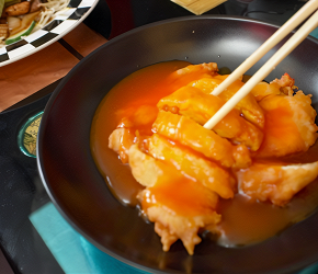 Фотография рецепта Кисло-сладкий китайский соус для мяса