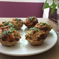 Куриные маффины с сыром