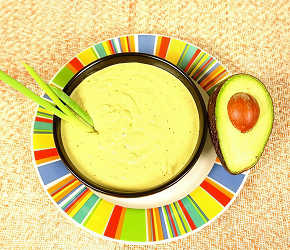 Фотография рецепта Холодный суп из авокадо