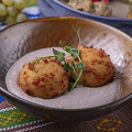 Фотография рецепта Пончики из кукурузной муки автор Еда