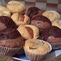 Фотография рецепта Кексы с вишней автор Роза Халиулина