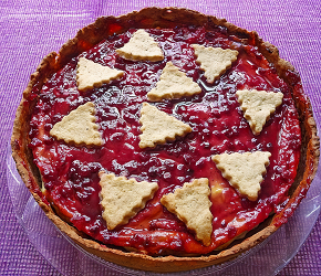 Фотография рецепта Немецкий творожный пирог (Kaesekuchen)
