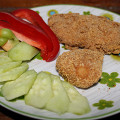 Фотография рецепта Куриное филе с йогуртом и горчицей, запеченное в крекерах автор Мадам ЛЕНУШ