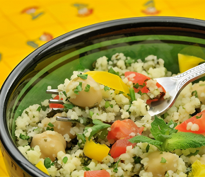 Фотография рецепта Кускус с овощами и курицей