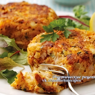 Рыбные котлеты с морковью