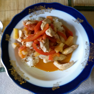 Курица в кисло-сладком соусе по-китайски
