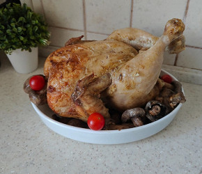 Фотография рецепта Курица с шампиньонами