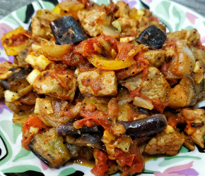 Фотография рецепта Овощное рагу с мясом
