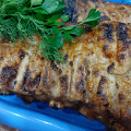 Фотография рецепта Свиные ребра с соусом BBQ автор Евгения Руденко
