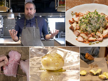 Простой и вкусный салат из вчерашней индейки