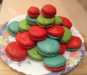 Фотография рецепта Французское миндальное печенье макарон (Les macarons)