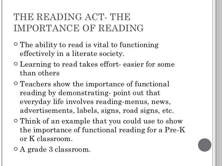 essay of reading books