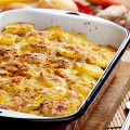Фотография рецепта Картофель в духовке с яйцами и мускатным орехом автор Людмила