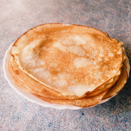 Блины на молоке и кипятке