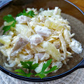 Фотография рецепта Салат с курицей, ананасами и сыром автор ЮЛИЯ ТИМОФЕЕВА