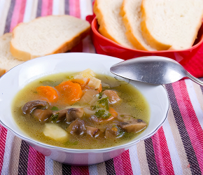 Фотография рецепта Рассольник с грибами