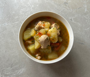 Фотография рецепта Жаркое с курицей