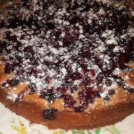 Пирог с черникой
