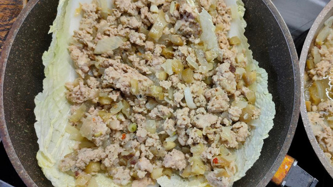 Фото шага рецепта Ленивые голубцы с фаршем и овощами 175889 шаг 12