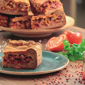 Фотография рецепта Острый мясной пирог автор Еда