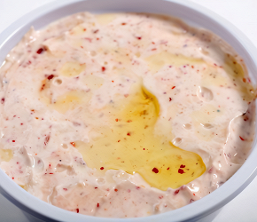 Фотография рецепта Сметанный соус с лаймом и чили