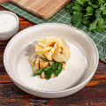 Фотография рецепта Блины с мясом и зеленью автор Еда