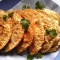 Фотография рецепта Чебуреки с мясом и зеленью автор Olga Erbis