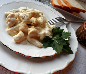 Фотография рецепта Фрикасе из курицы с мускатным орехом