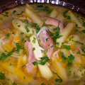 Фотография рецепта Наваристый куриный суп с макаронами автор Алена