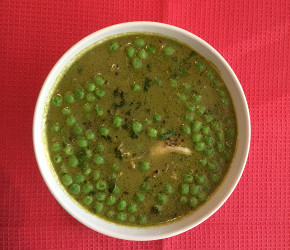 Фотография рецепта Перуанский куриный суп с кинзой и киноа (Aguadito  de Pollo)