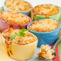 Фотография рецепта Закуска с пастой, сыром и мускатным орехом автор Ольга Худина