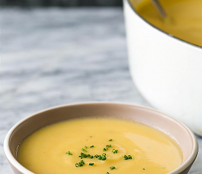 Фотография рецепта Сырный суп с цветной капустой