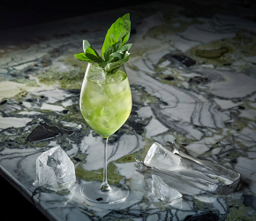 Фотография рецепта Коктейль Basil Spritz