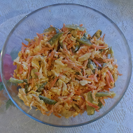 Салат из куриного филе с морковкой по-корейски