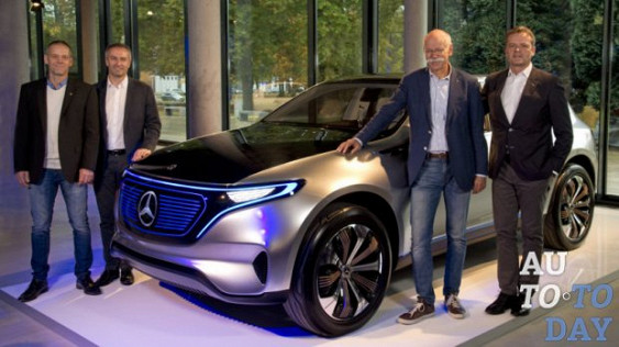 Электрический Mercedes Benz EQ поступит в продажу ближе к 2020 году