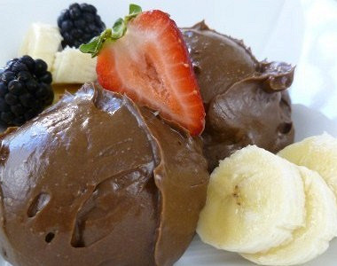 Рецепт Шоколадное мороженое из авокадо