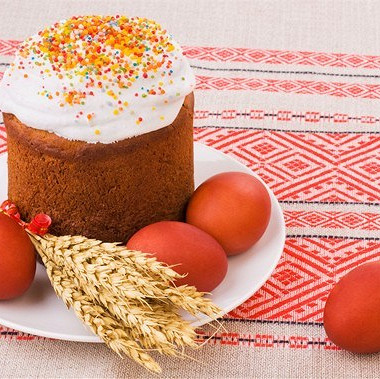 Рецепт Пасхальный кулич с кремом