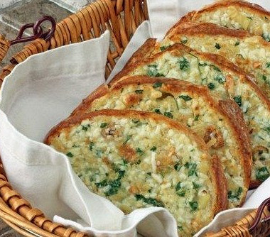Рецепт Запеченный хлеб с чесноком