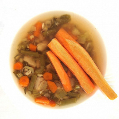 Рецепт Овощной суп с луком-пореем