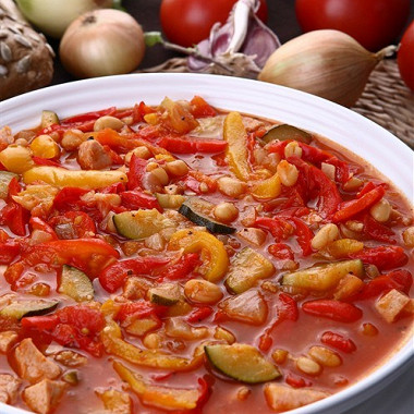 Рецепт Овощной суп с зеленой фасолью