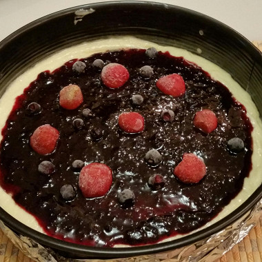 Рецепт Быстрый пирог с ягодами