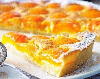 Рецепт Творожный пирог с абрикосами